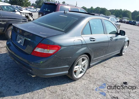 2008 Mercedes-Benz C 350 Sport из США, поврежденный, VIN WDDGF56XX8R030862
